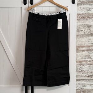 NWT - Express Correspondent Crop in cotton sateen